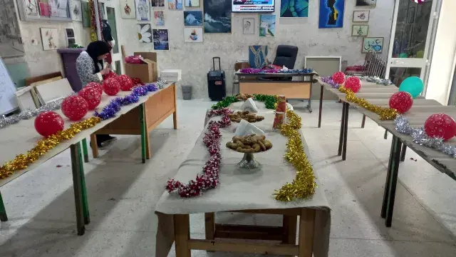 تهيئة نادي الفنون التشكيلية
