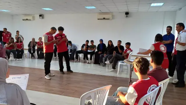 نشاط الهلال الأحمر فرع ساقية الزيت