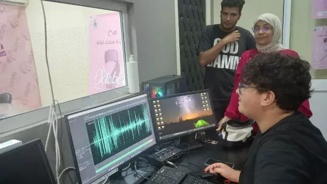 نشاط نادي الراديو واب ماجنتا بدار الشباب ساقية الزيت